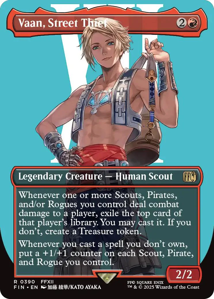 Vaan, Street Thief [390] [Borderless] [Character] [FINAL FANTASY] [Non-Foil]