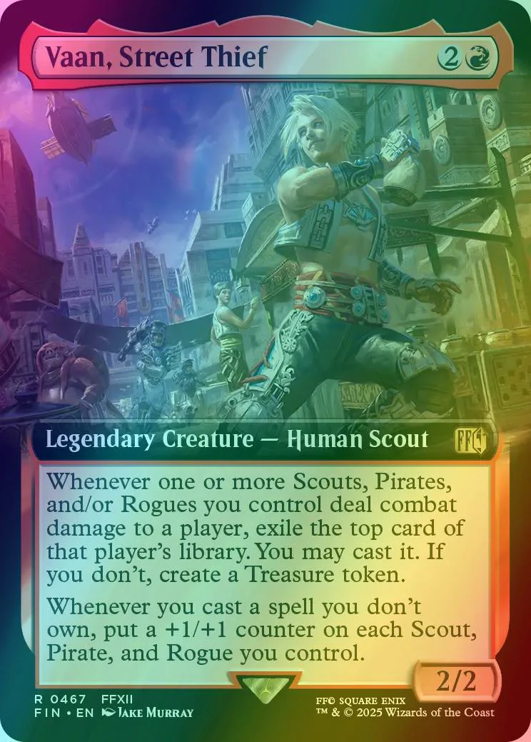 Vaan, Street Thief [467] [Extended Art] [FINAL FANTASY] [Foil]