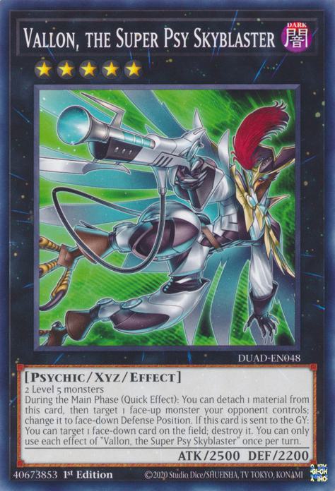 Vallon, the Super Psy Skyblaster - DUAD-EN048 - Common - 1st Edition
