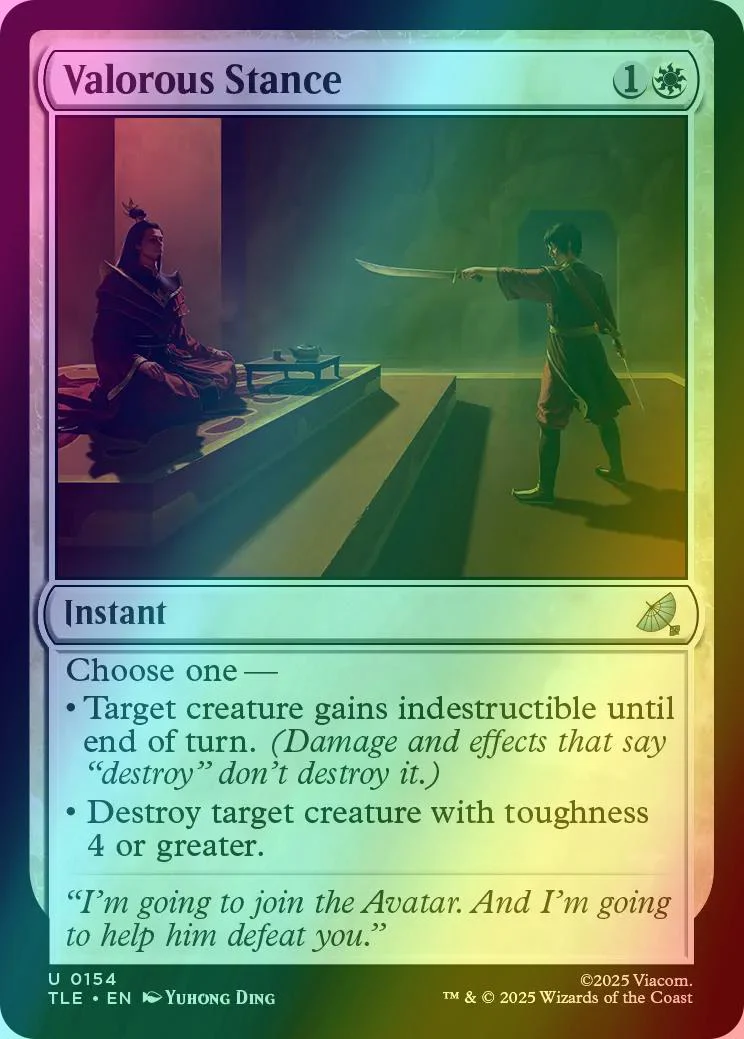 Valorous Stance [154] [Avatar: The Last Airbender Eternal] [Foil]