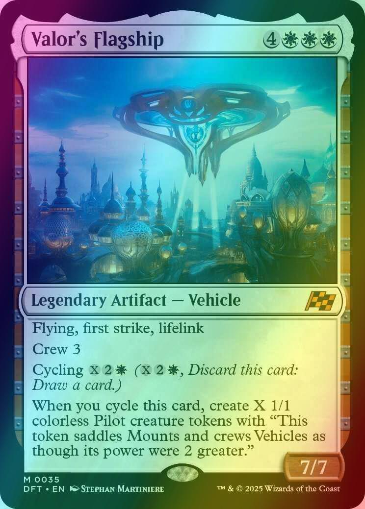 Valor's Flagship [35] [Aetherdrift] [Foil]