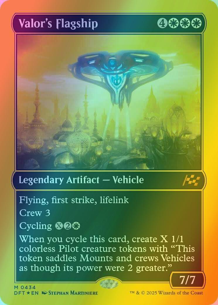 Valor's Flagship [434] [Aetherdrift] [First-place Foil]