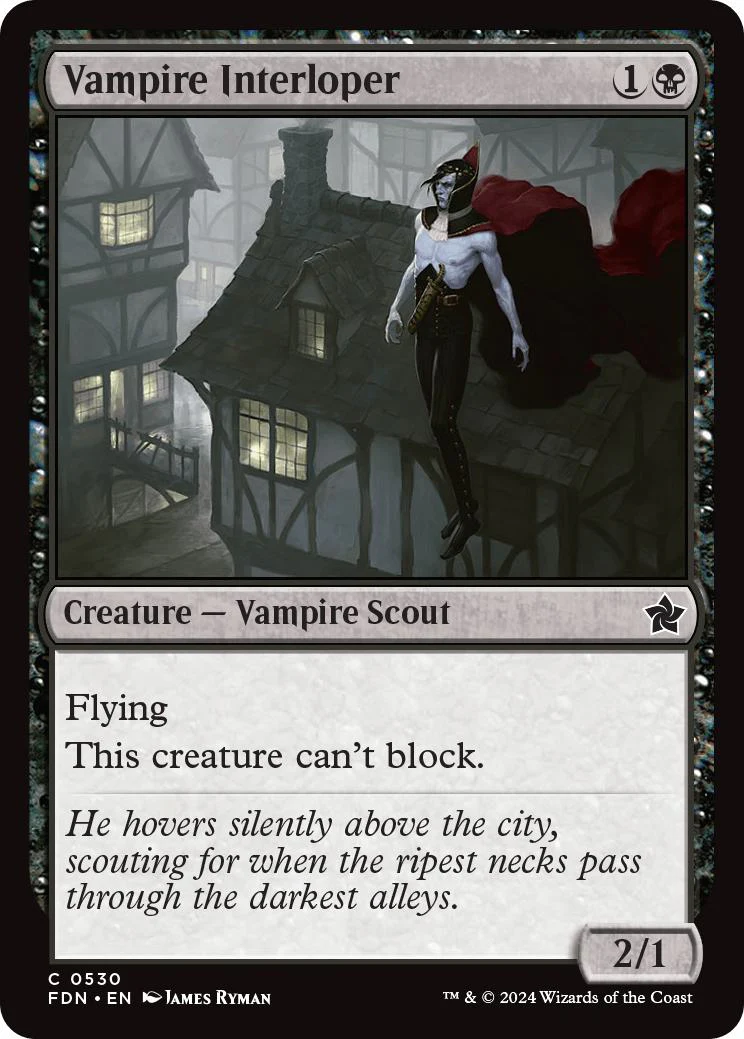 Vampire Interloper [530] [Foundations] [Non-Foil]