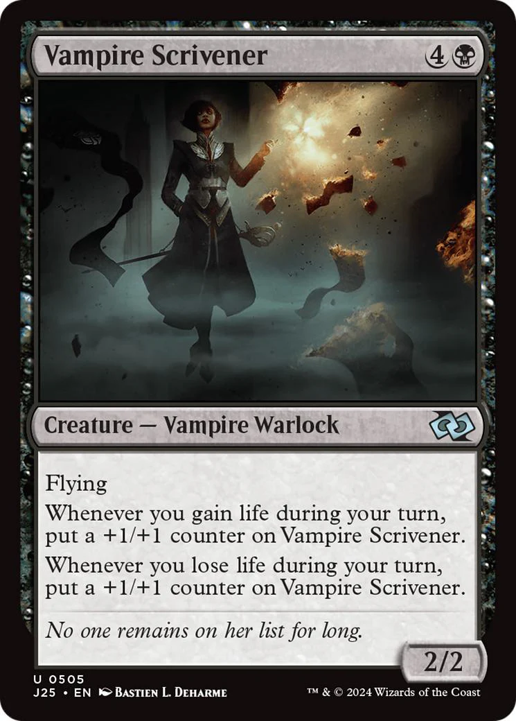 Vampire Scrivener [505] [Foundations: Jumpstart] [Non-Foil]