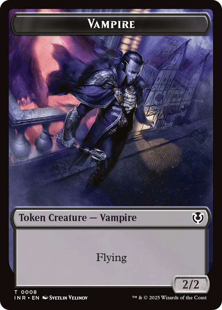 Vampire Token (07) // Vampire Token (08) [Innistrad Remastered: Tokens] [Non-Foil] - Image 2
