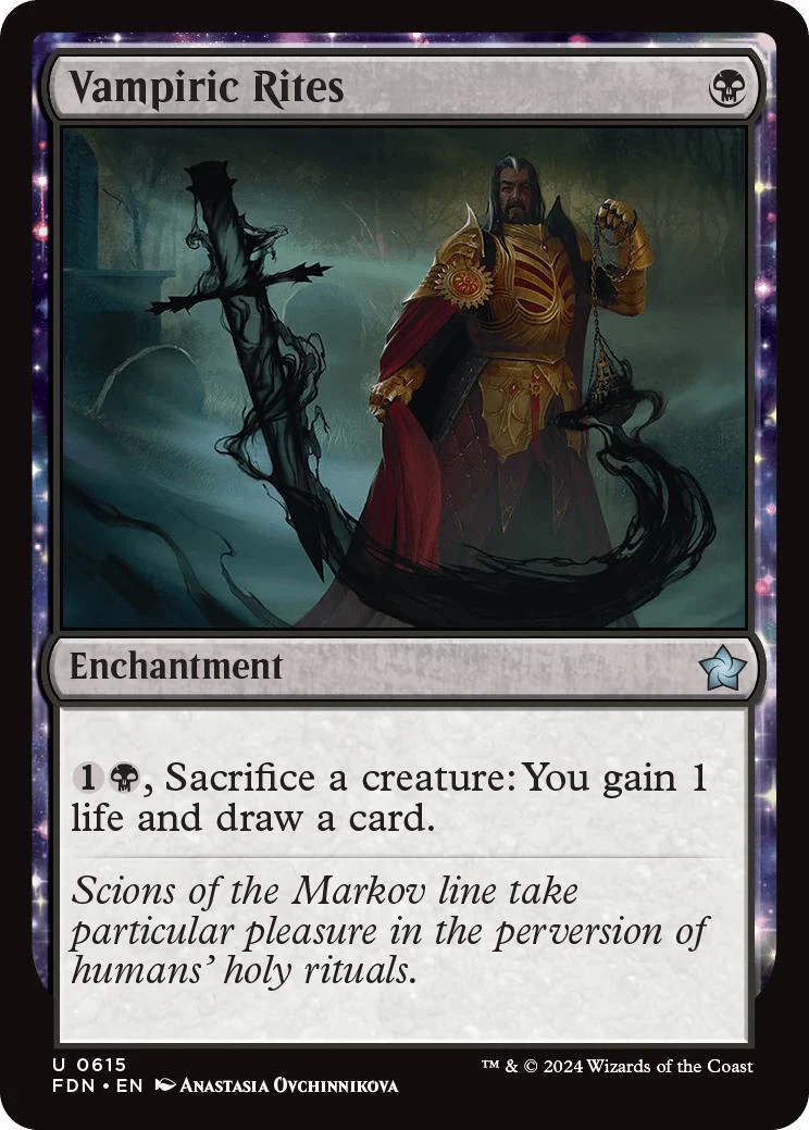 Vampiric Rites [615] [Foundations] [Non-Foil]