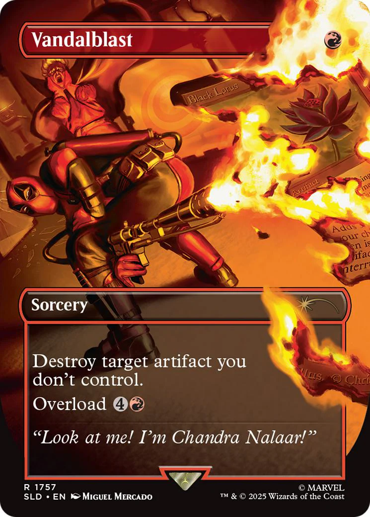 Vandalblast [1757] [Borderless] [Marvel's Deadpool] [Secret Lair Drop] [Non-Foil]