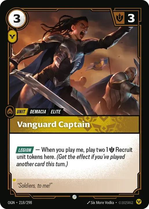 Vanguard Captain - 218/298 [Origins] [Non-Foil]