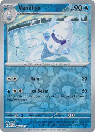 Vanillish - 028/086 - Common [sv105w-028] [Reverse Holo]