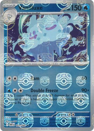 Vanilluxe - Master Ball Pattern - 029/086 - Uncommon [sv105w-029] [Reverse Holo]