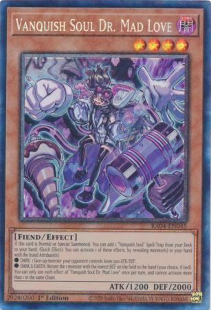 Vanquish Soul Dr. Mad Love - RA04-EN045 - Collector's Rare - 1st Edition