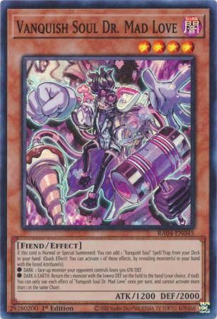 Vanquish Soul Dr. Mad Love - RA04-EN045 - Super Rare - 1st Edition
