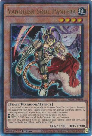 Vanquish Soul Pantera - RA04-EN044 - Ultimate Rare - 1st Edition