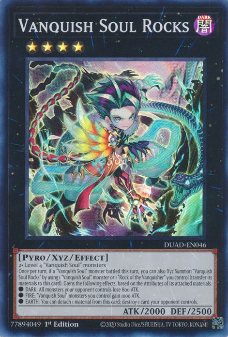 Vanquish Soul Rocks - DUAD-EN046 - Super Rare - 1st Edition