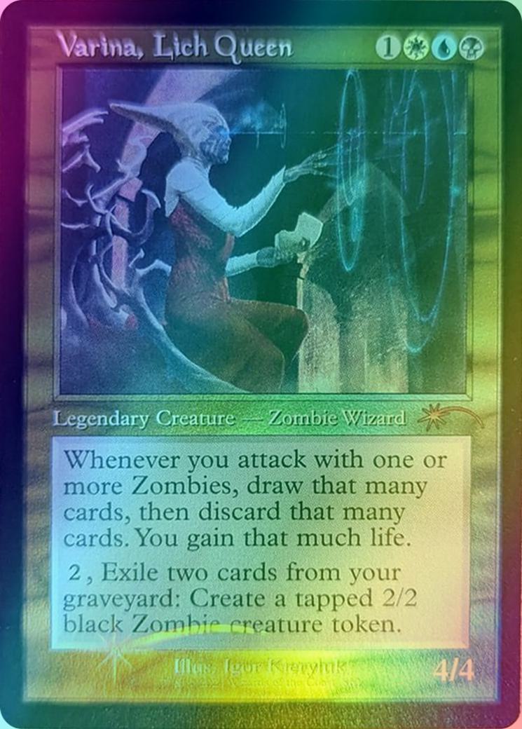 Varina, Lich Queen [0861] [Retro Frame] [Igor Kieryluk] [Secret Lair Drop] [Foil]