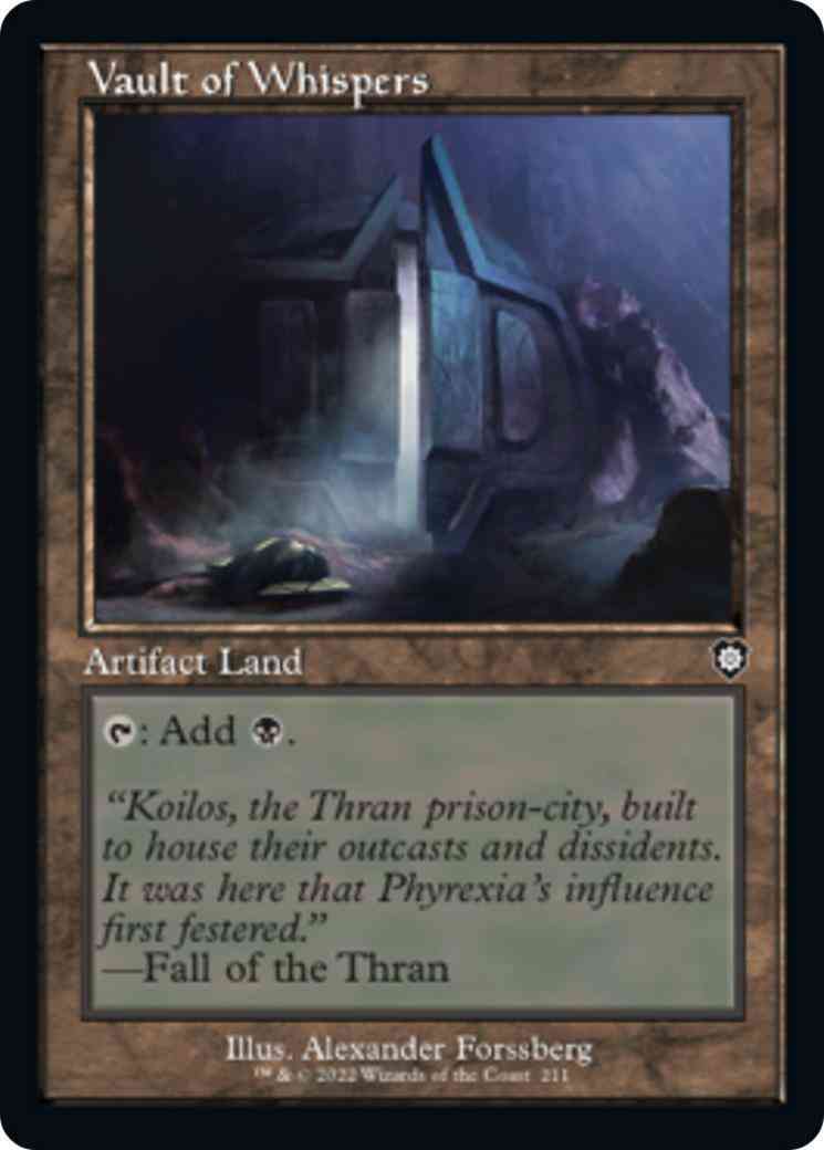 Vault of Whispers [211] [Retro Frame] [The Brothers' War: Commander] [Non-Foil]
