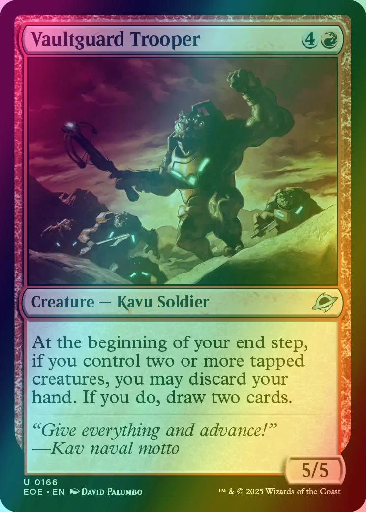 Vaultguard Trooper [166] [Edge of Eternities] [Foil]