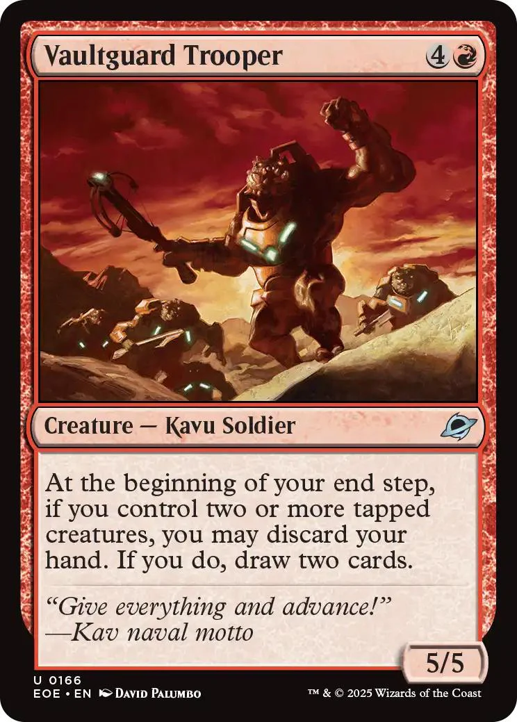 Vaultguard Trooper [166] [Edge of Eternities] [Non-Foil]