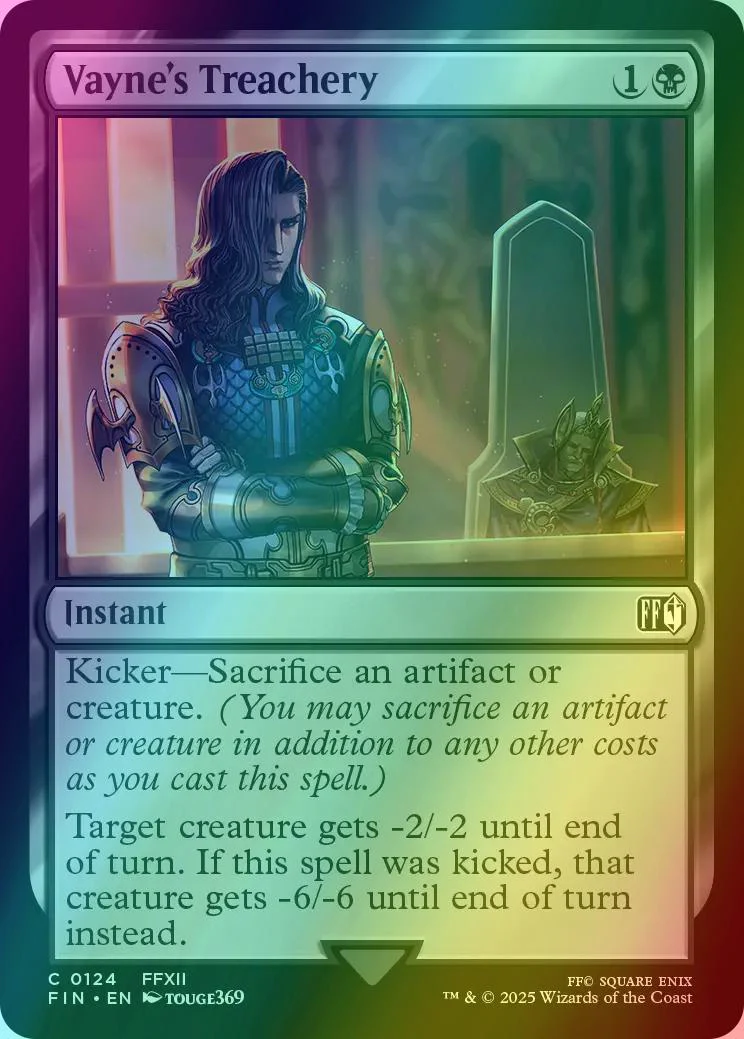 Vayne's Treachery [124] [FINAL FANTASY] [Foil]