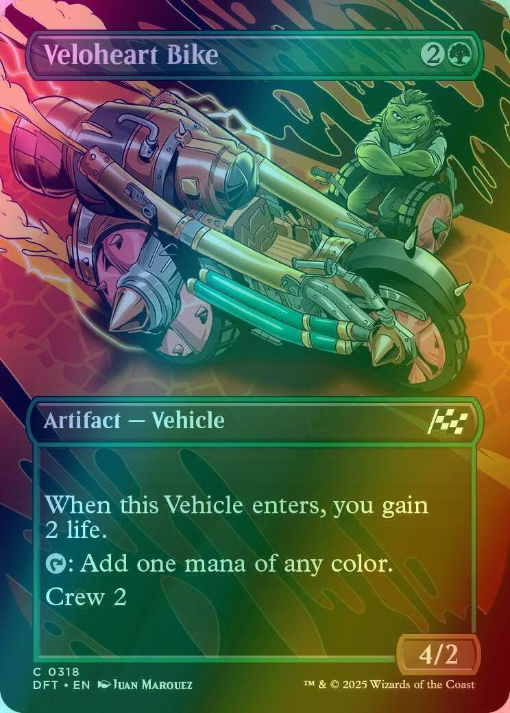 Veloheart Bike [318] [Borderless] [Revved Up] [Aetherdrift] [Foil]