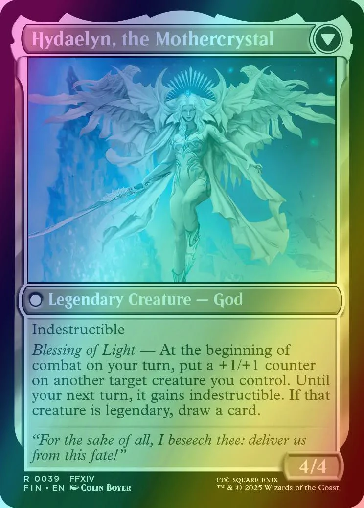 Venat, Heart of Hydaelyn // Hydaelyn, the Mothercrystal [39] [FINAL FANTASY] [Foil] - Image 2