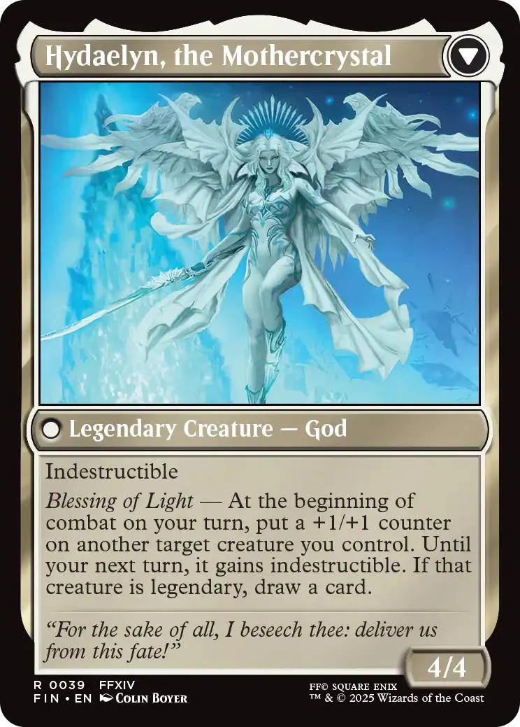 Venat, Heart of Hydaelyn // Hydaelyn, the Mothercrystal [39] [FINAL FANTASY] [Non-Foil] - Image 2