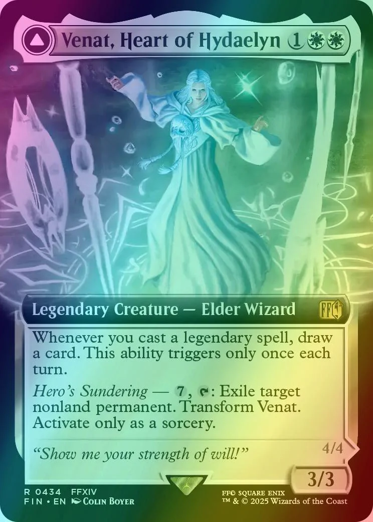 Venat, Heart of Hydaelyn // Hydaelyn, the Mothercrystal [434] [Extended Art] [FINAL FANTASY] [Foil]