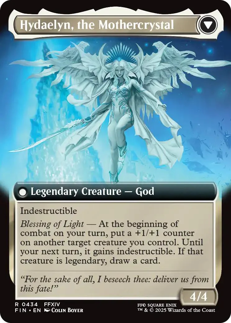 Venat, Heart of Hydaelyn // Hydaelyn, the Mothercrystal [434] [Extended Art] [FINAL FANTASY] [Non-Foil] - Image 2