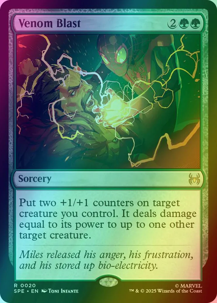 Venom Blast [20] [Marvel's Spider-Man Eternal] [Foil]
