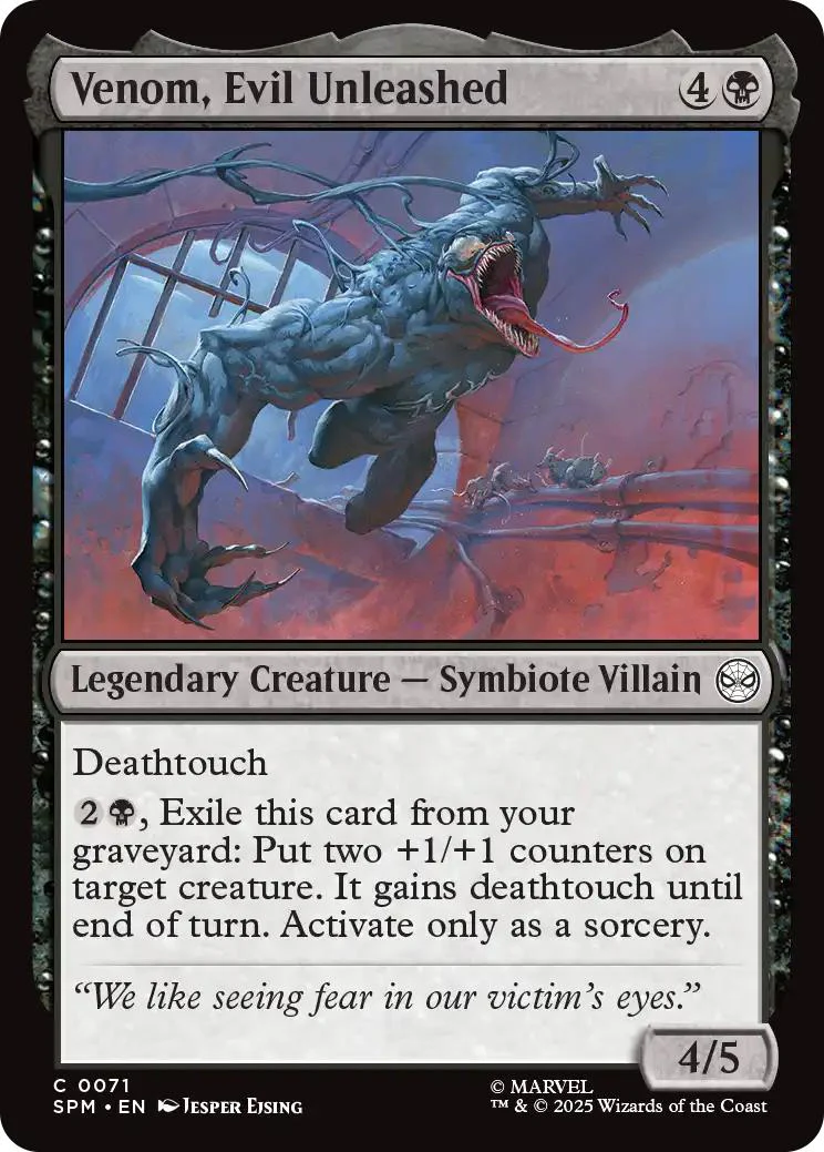 Venom, Evil Unleashed [71] [Marvel's Spider-Man] [Non-Foil]