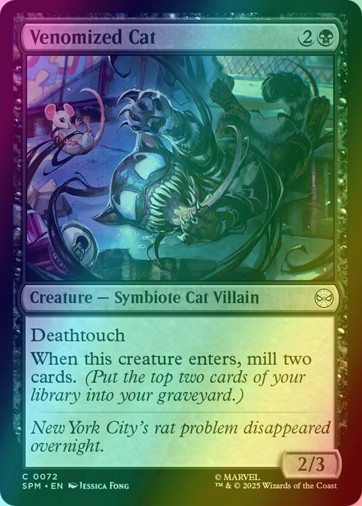 Venomized Cat [72] [Marvel's Spider-Man] [Foil]