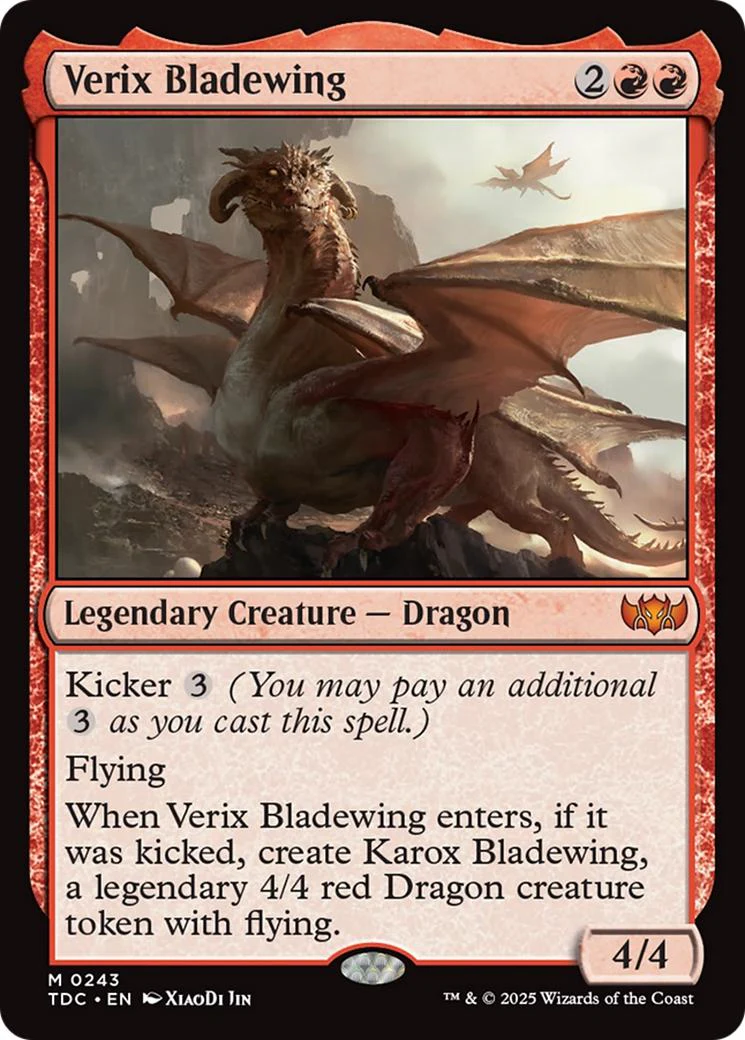 Verix Bladewing [243] [Tarkir: Dragonstorm: Commander] [Non-Foil]