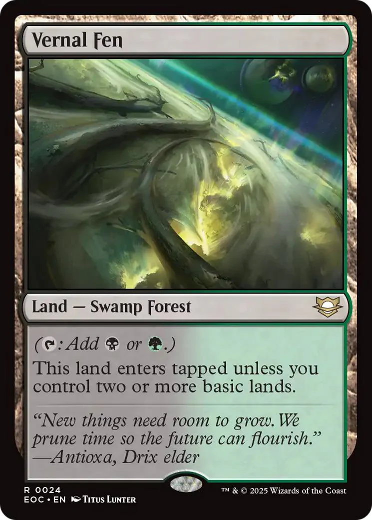Vernal Fen [24] [Edge of Eternities: Commander] [Non-Foil]