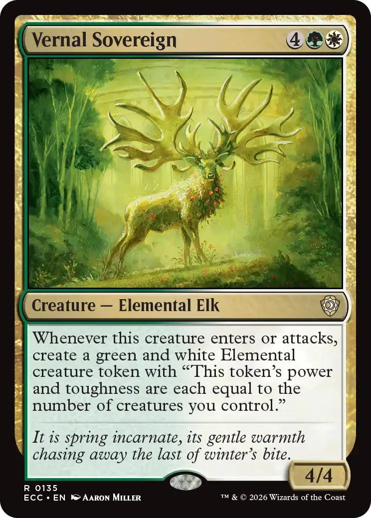 Vernal Sovereign [135] [Lorwyn Eclipsed: Commander] [Non-Foil]