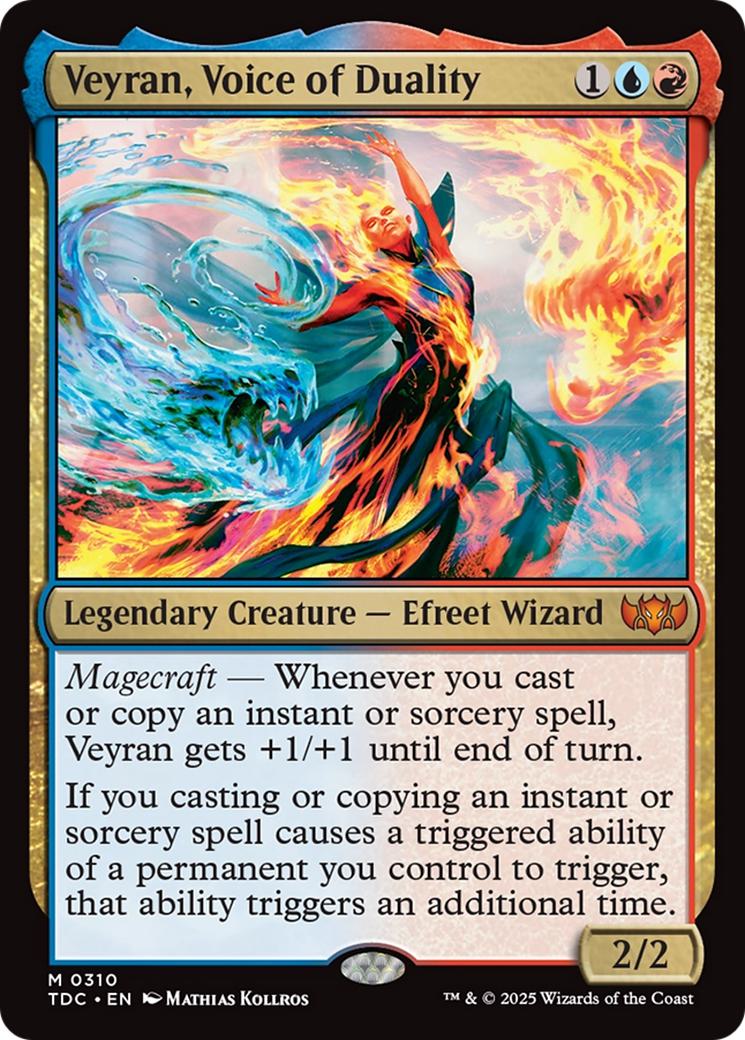 Veyran, Voice of Duality [310] [Tarkir: Dragonstorm: Commander] [Non-Foil]