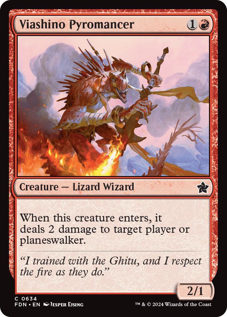Viashino Pyromancer [634] [Foundations] [Non-Foil]