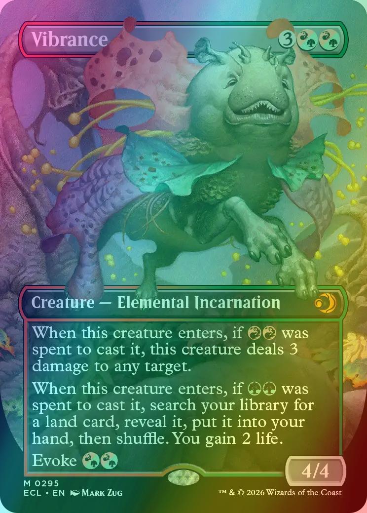 Vibrance [295] [Borderless] [Lorwyn Eclipsed] [Foil]