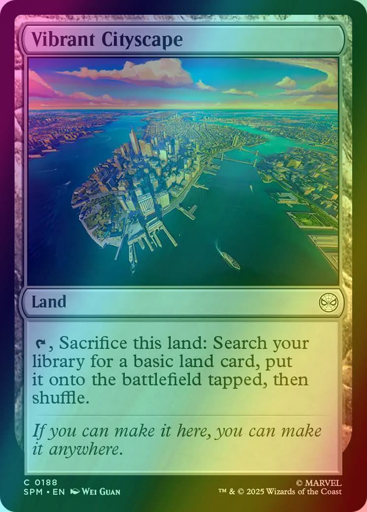 Vibrant Cityscape [188] [Marvel's Spider-Man] [Foil]