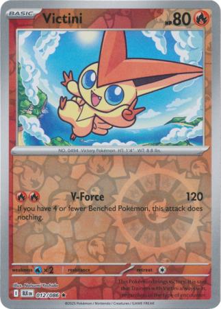 Victini - 012/086 - Rare [sv105b-012] [Reverse Holo]
