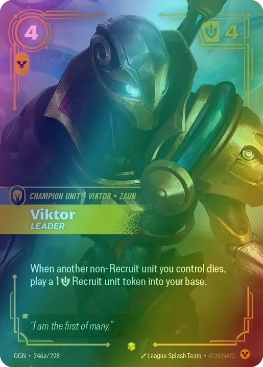 Viktor - Leader (Alternate Art) - 246a/298 [Origins] [Foil]