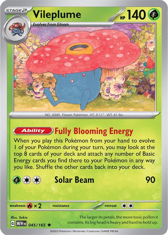 Vileplume - 045/165 - Promo [Theme Deck Exclusive] [sv035msp-045] [Non-Holo]