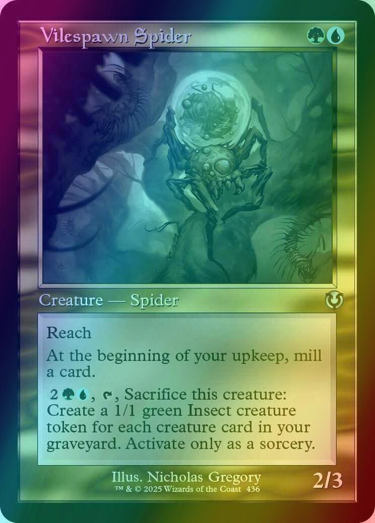 Vilespawn Spider [436] [Retro Frame] [Innistrad Remastered] [Foil]