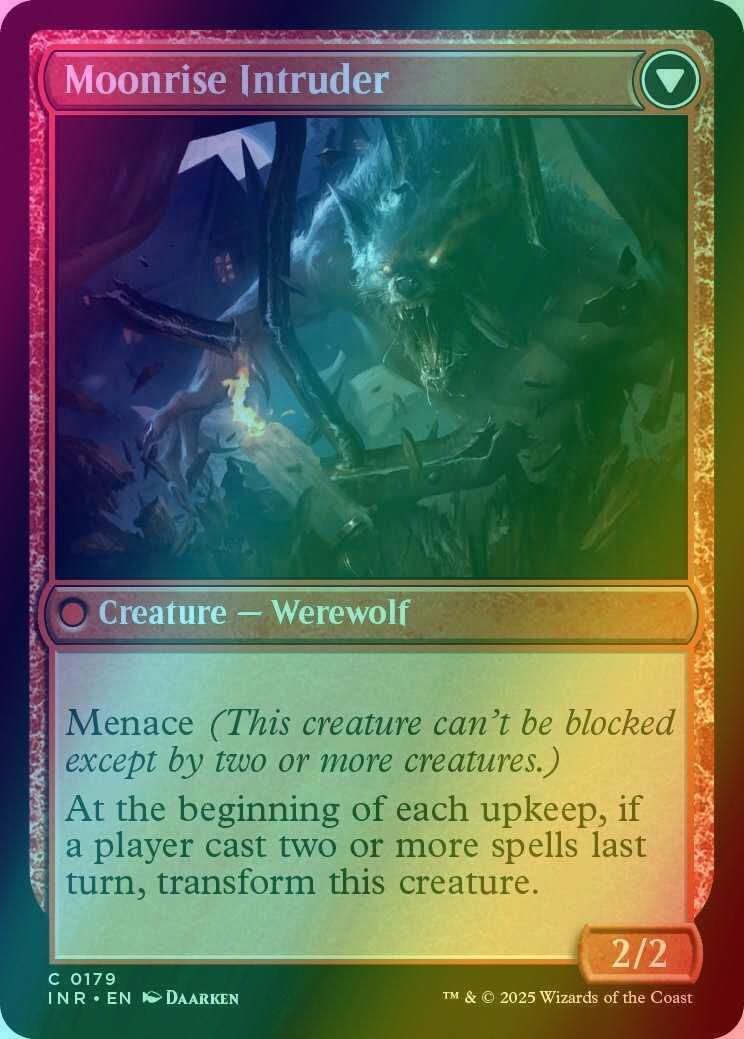 Village Messenger // Moonrise Intruder [179] [Innistrad Remastered] [Foil] - Image 2