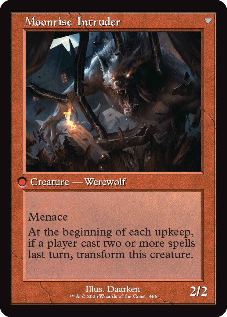 Village Messenger // Moonrise Intruder [466] [Retro Frame] [Innistrad Remastered] [Non-Foil] - Image 2