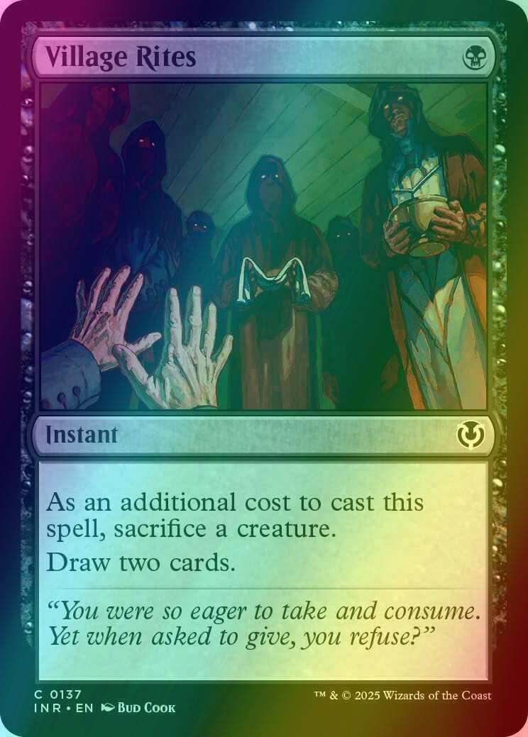 Village Rites [137] [Innistrad Remastered] [Foil]