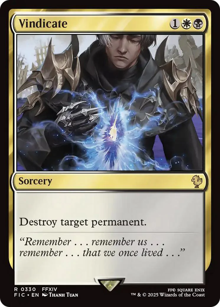 Vindicate [330] [FINAL FANTASY: Commander] [Non-Foil]