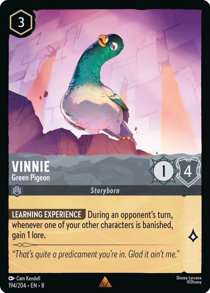 Vinnie - Green Pigeon - 194/204 [Reign of Jafar] [Non-Foil]