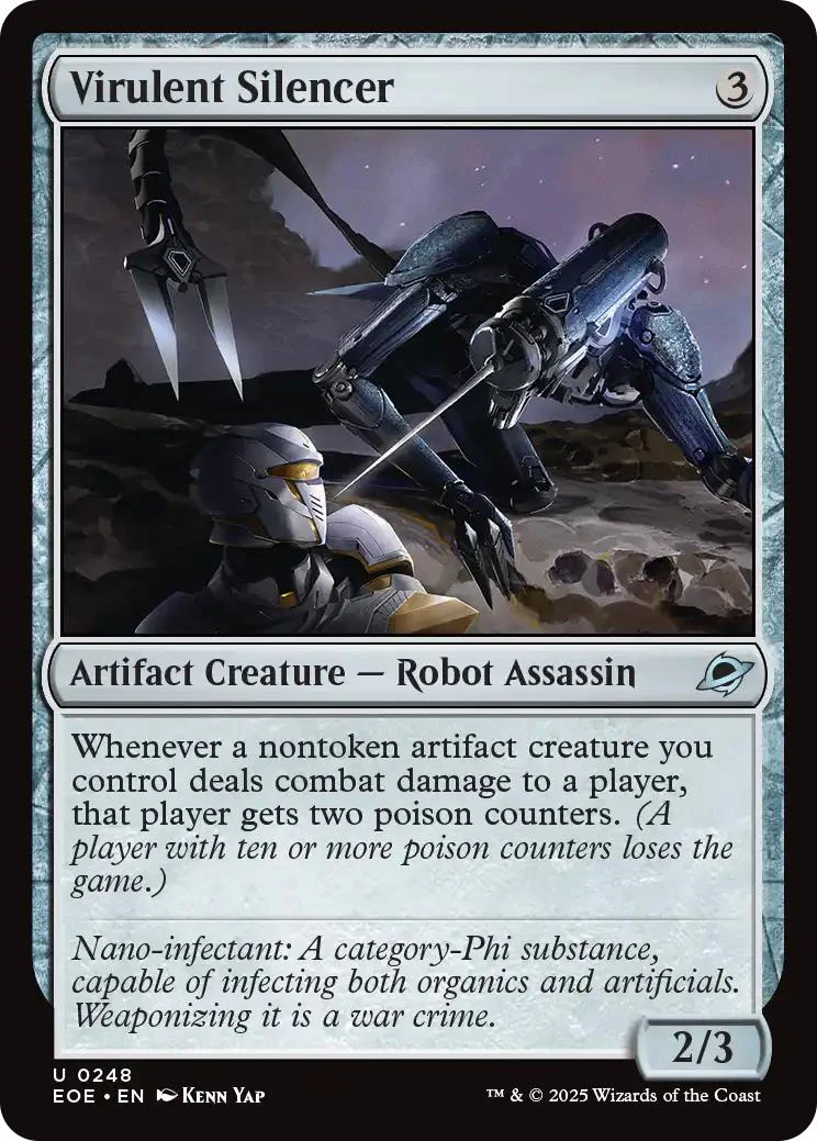 Virulent Silencer [248] [Edge of Eternities] [Non-Foil]