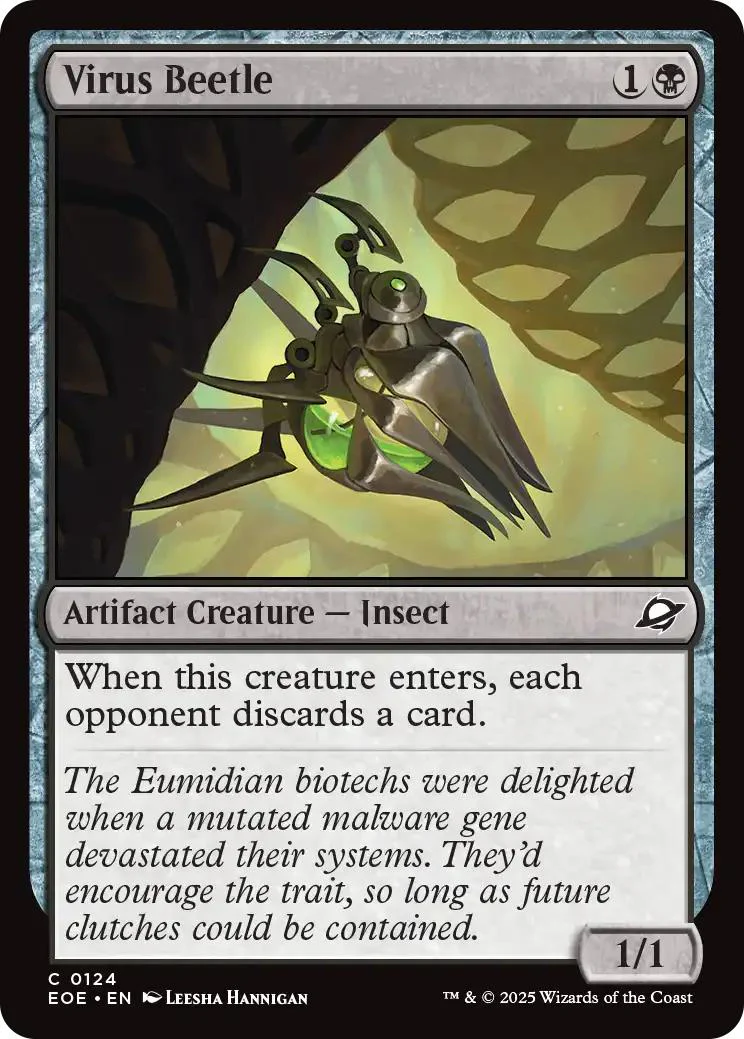 Virus Beetle [124] [Edge of Eternities] [Non-Foil]
