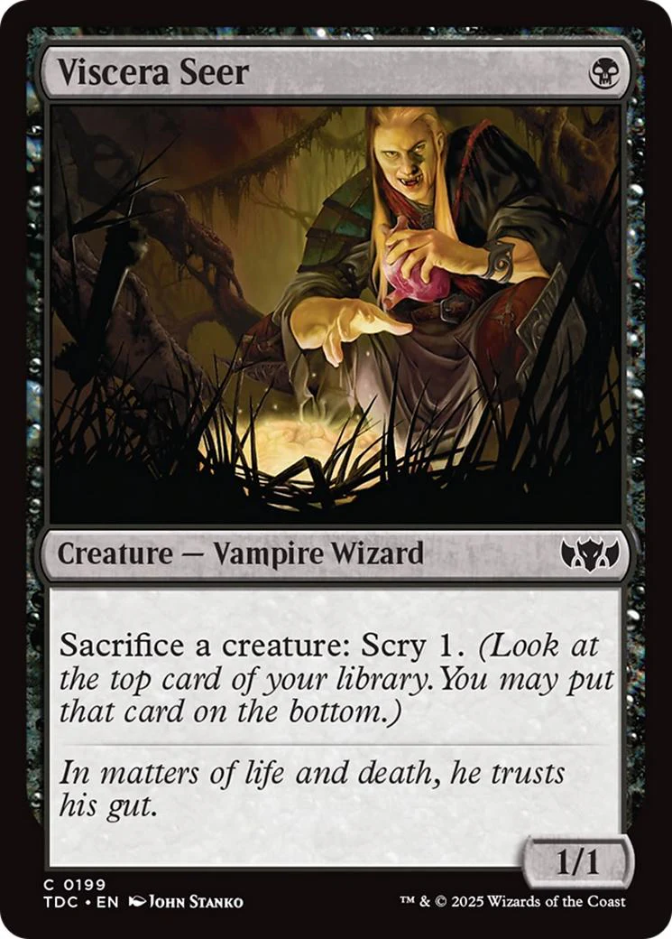 Viscera Seer [199] [Tarkir: Dragonstorm: Commander] [Non-Foil]